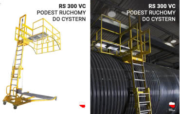 Podest ruchomy do cystern 